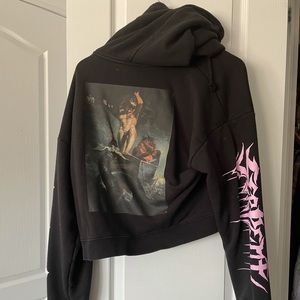 Aritzia women’s alt crop hoodie